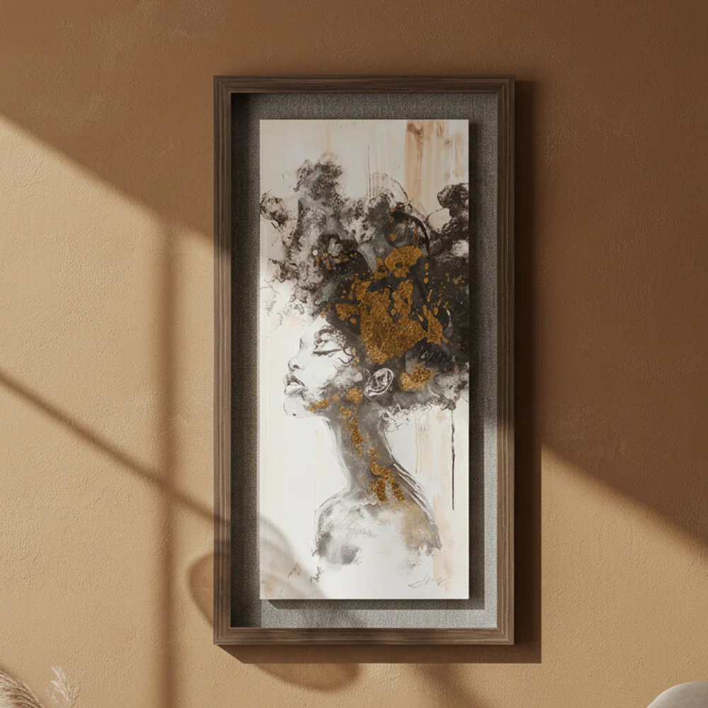 Woman of the Wild Hue Wall Painting ls 0948 lifestyle